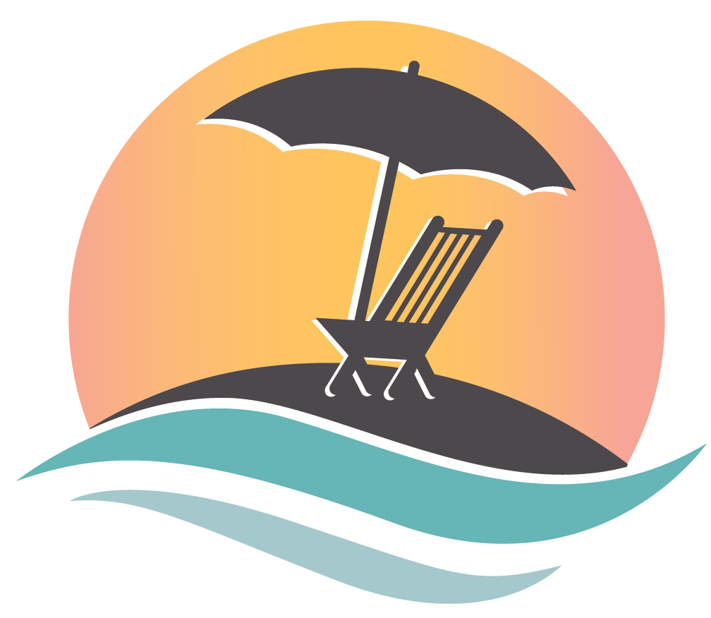 Memories Travel Co. — beach chair and umbrella logo